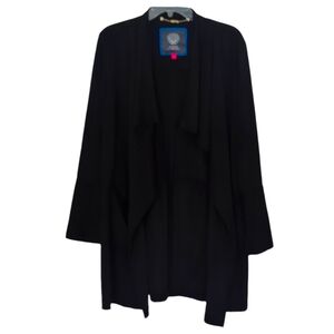 VINCE CUMATO MICROSOFT SUEDE LOOK WATERFALL JACKET
